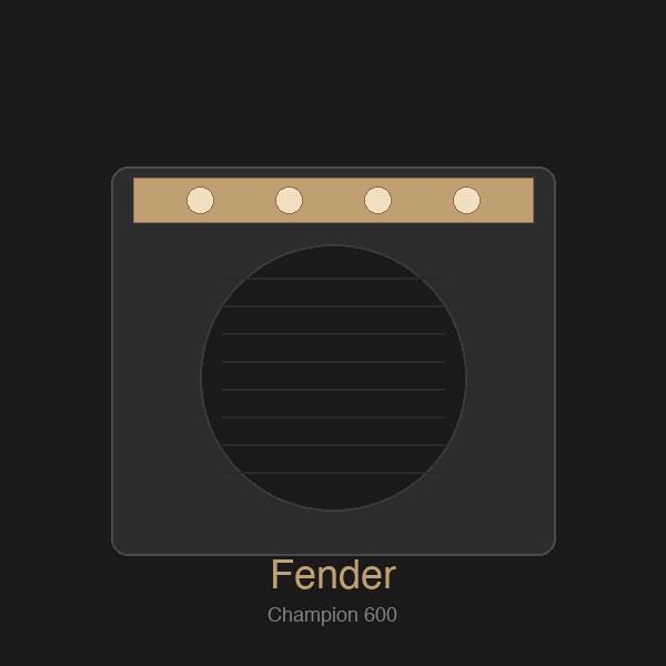 Fender Champion 600 Amplificatore Valvolare